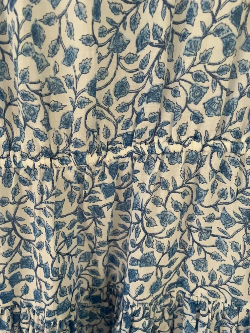 J.Crew Delft Blue and White Mini Dress with Slip EUC